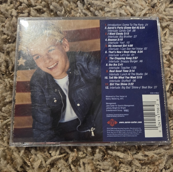 Aaron carter Aaron's party cd - Picture 4 of 4